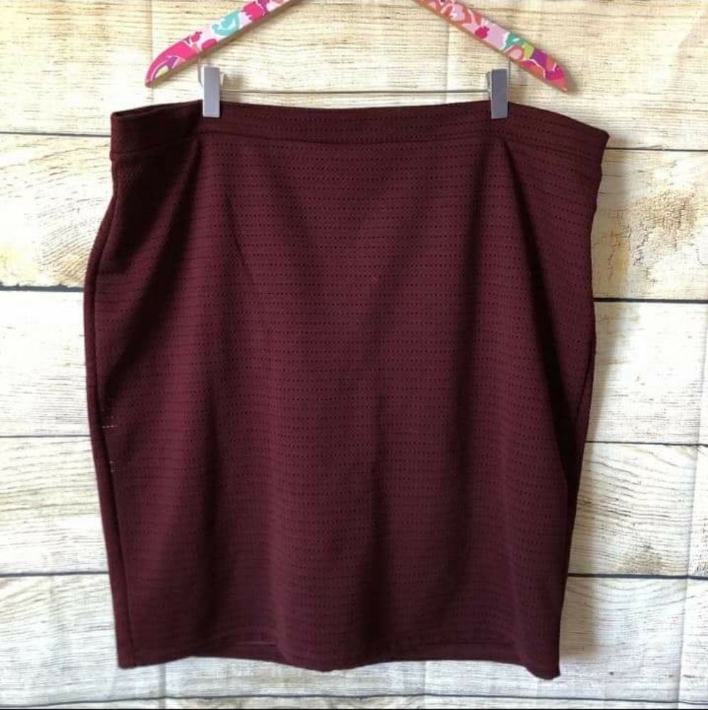 Forever 21+ Maroon Skirt
